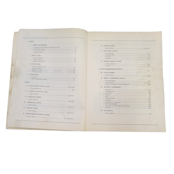 1980 Honda Accord Service Manual Automotive Repair Shop Book First Edition - Picture 8 of 12